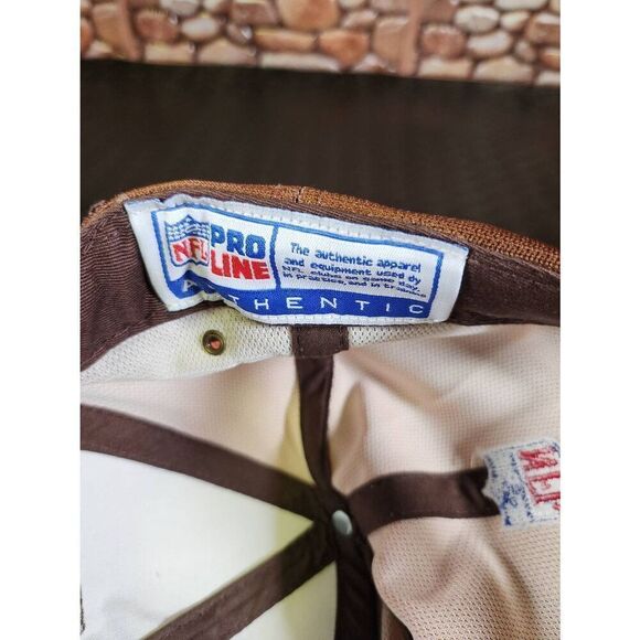 PUMA VINTAGE 2001 PROLINE NFL CLEVELAND BROWNS SIDELINE TEAM ISSUE BASEBALL HAT - Picture 8 of 8